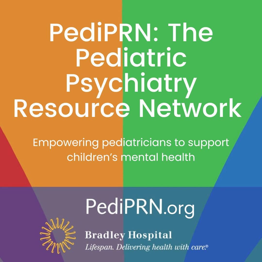 The Pediatric Psychiatry Resource Network aims to provide collaborative, expert mental health consultation and care for your child. Visit pediprn.org to learn more about the mental health and behavioral issues your child could be facing, and how PediPRN can help.