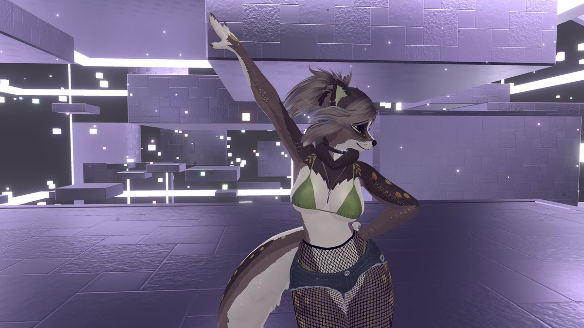 SatKartoffel's tweet image. [Gumroad][Texture] I've been working on a texture for Foxis new Meeko avatar! It's so cute ;; I was aiming for like an earthy honey badger! #vrchatfurry #furryvrchat #textureartist #gumroad #foxipaw #MeekoRaccoon