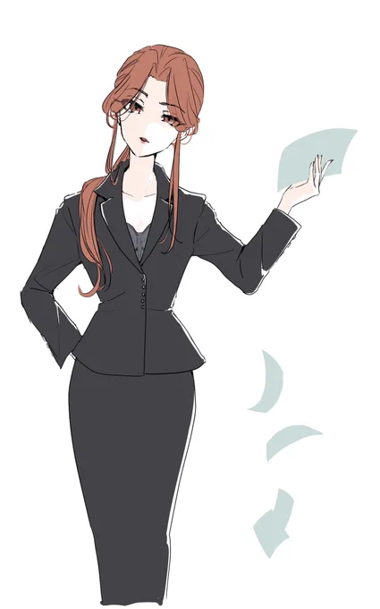仕事納めの儀 #デレマス版深夜の真剣お絵かき60分1本勝負 #財前時子 