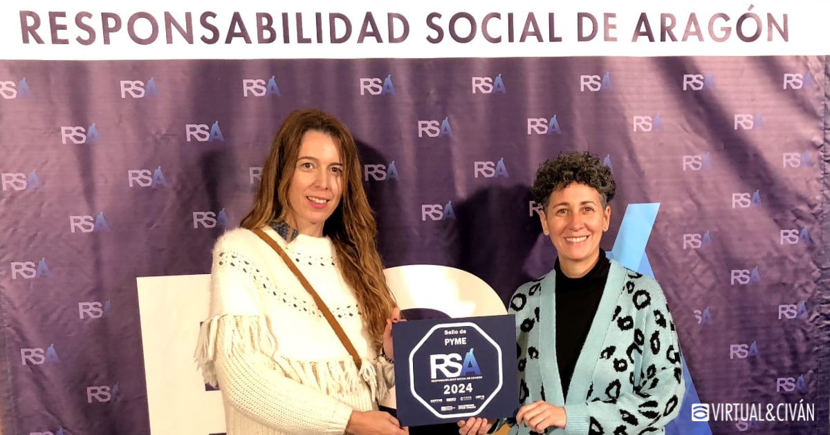 VirtualCivan's tweet photo. Un año más, renovamos el sello #RSA 2024 que reconoce nuestro compromiso con la responsabilidad social corporativa en Aragón. https://t.co/W1E4EXIimo