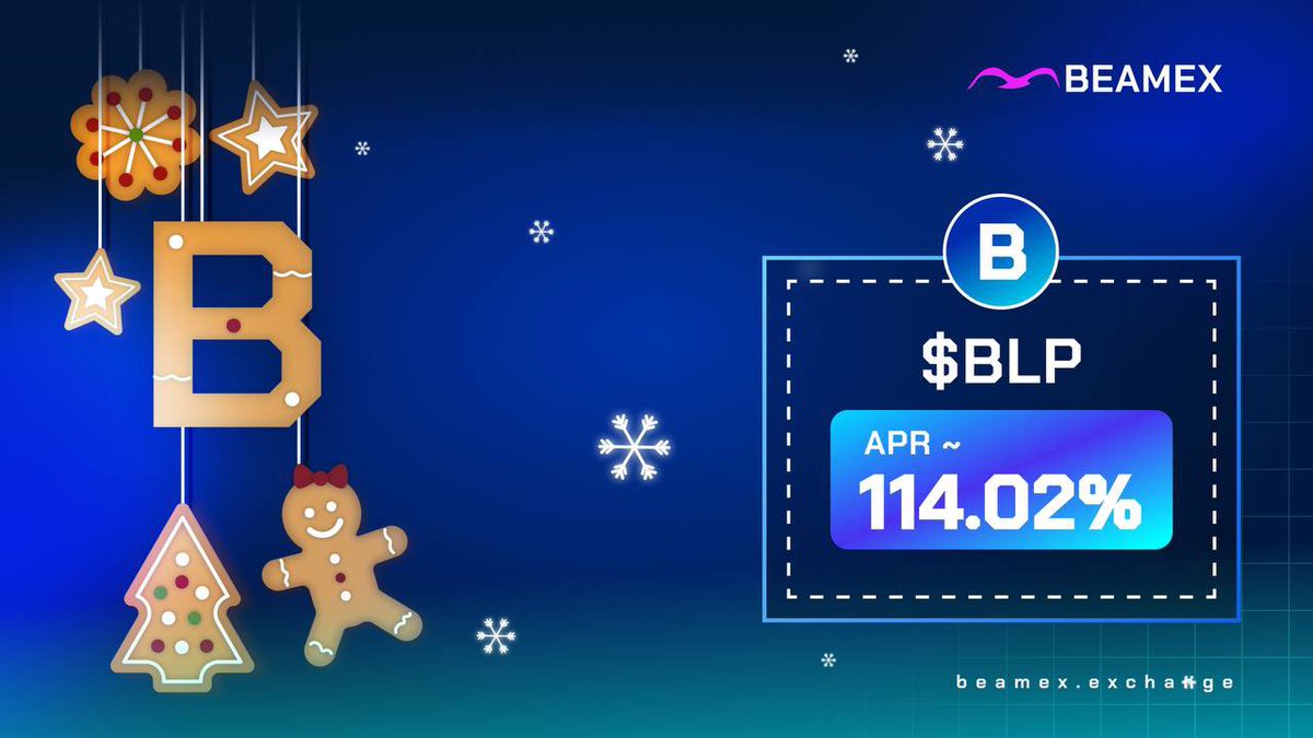 Beamswap and Beamex on Moonbeam Network (@beamswapio) on Twitter photo 🎄 Spark up your holiday season with #Beamex on the <a href="/MoonbeamNetwork/">Moonbeam Network</a>. 🎄
Get BLP by providing $BTC, $ETH, $USDC, $DOT, or $GLMR to the Beamex platform!
🎁 Earn up to ~114.02% APR when you stake your BLP 🎁
💫 Explore #crypto perpetual trading today! 💫 🎄 Spark up your holiday season with #Beamex on the <a href="/MoonbeamNetwork/">Moonbeam Network</a>. 🎄
Get BLP by providing $BTC, $ETH, $USDC, $DOT, or $GLMR to the Beamex platform!
🎁 Earn up to ~114.02% APR when you stake your BLP 🎁
💫 Explore #crypto perpetual trading today! 💫