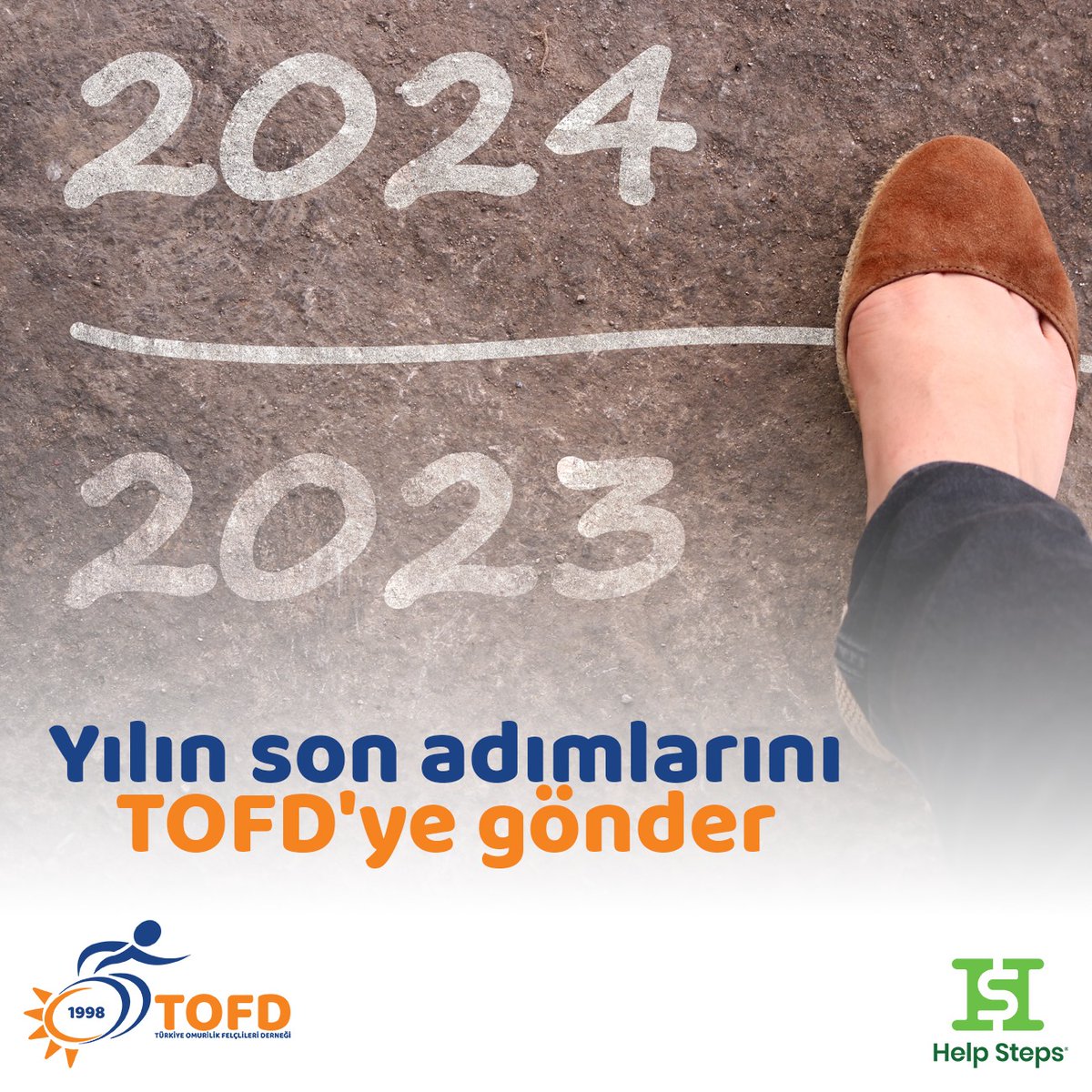 Yılın son adımlarını HelpSteps uygulaması ile TOFD'ye gönder!
🧡HelpSteps’i telefonuna indir.
🧡TO393053 35411 davet kodu ile kayıt ol.
🧡Adım at ve adımlarını iyiliğe dönüştür.
🧡Sağduyu kampanyaları kısmında TOFD’ye bağışla!

#TOFD #HelpSteps #HayataTuruncuBak <a href="/helpstepsglobal/">HelpSteps Token</a>