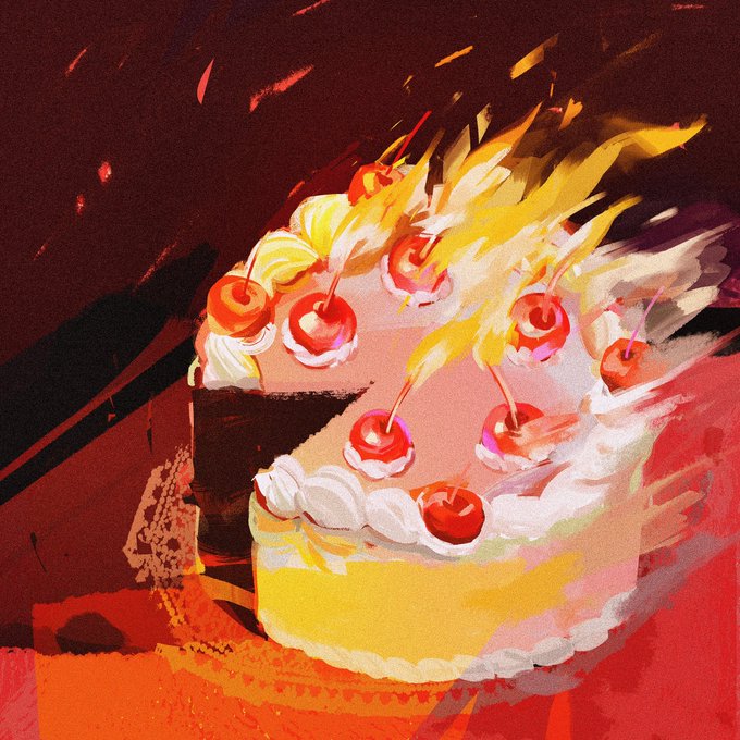 「birthday cake」 illustration images(Latest)｜4pages