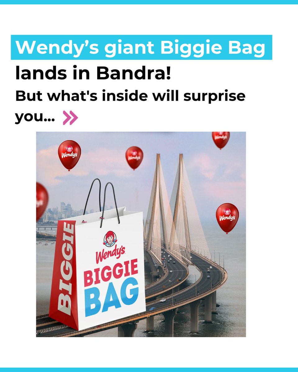 SDissect's tweet photo. Wendy's brought the perfect combination – flashmobs, giveaways, and good vibes to Bandra, creating an unforgettable celebration while promoting the Biggie Bag!
#Collab #wendy #burger #biggiebag #India #Mumbai #marketing #campaign #danceflashmob #socialmediadissect https://t.co/bON22DwS5E