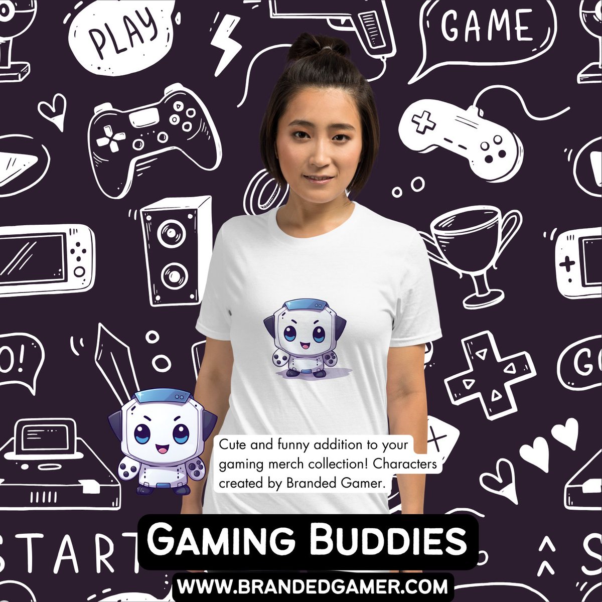 BrandedGam28289's tweet image. Level up your wardrobe with our Gaming Buddies Shirts—because gaming is better with your squad! 🎮👕 #GamingBuddies #SquadStyle