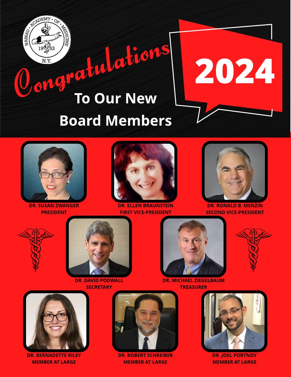 MedicalNassau's tweet image. 🎉 Congratulations to the newly elected Nassau Academy of Medicine Board! 🎉 Your dedication and leadership will undoubtedly propel our medical community forward. Wishing you all a successful term ahead! 👩‍⚕️👨‍⚕️ #NassauAcademyOfMedicine #MedicalLeadership
