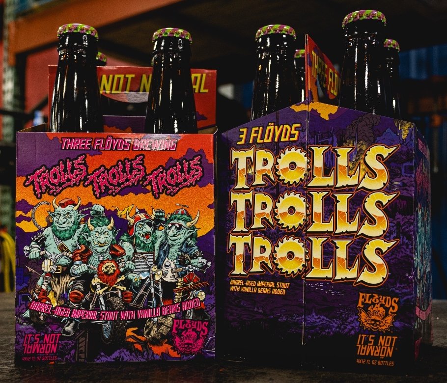 BeerPedia's tweet image. 3 Floyds - Trolls Trolls Trolls beer-pedia.com/index.php/news… #beerpedia #3floydsbrewing #imperialstout #beernews #beerblog #newrelease #newlabel #craftbeer #μπύρα #beer #bier #biere #birra #cerveza #pivo #ol #olut #alus