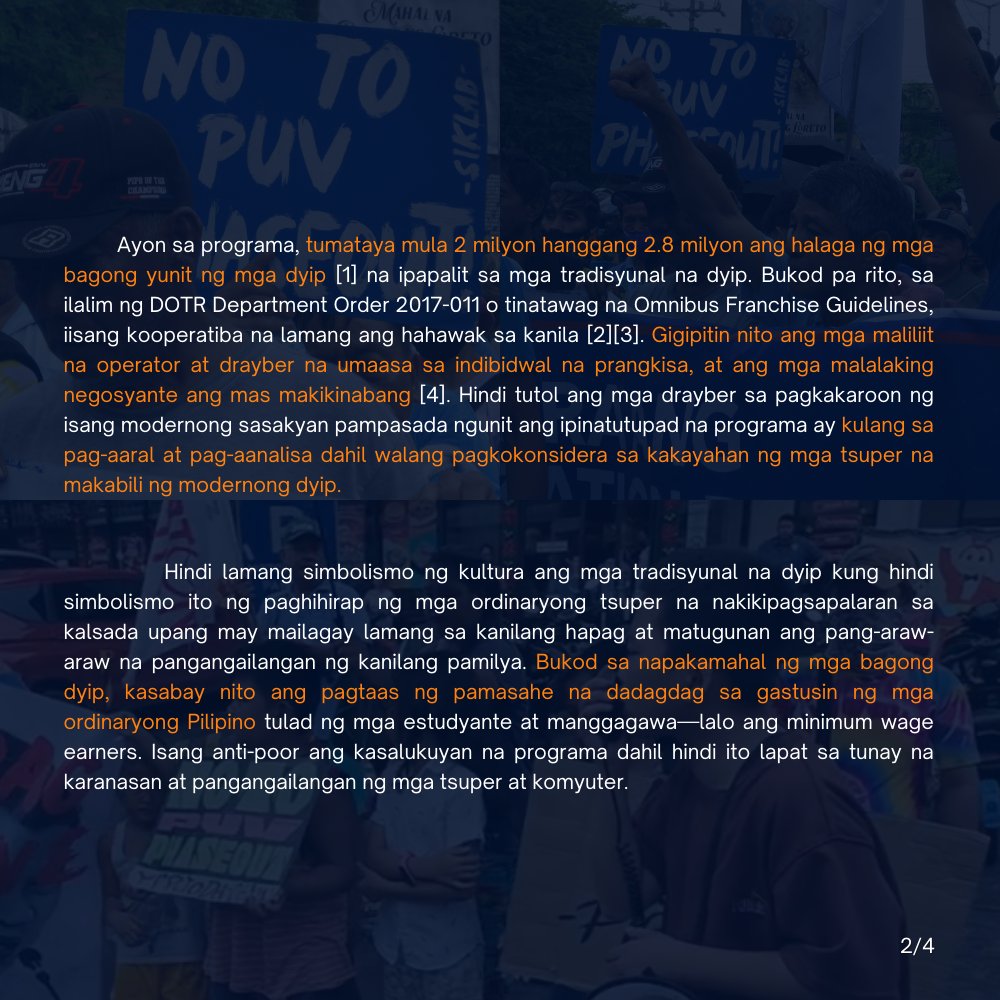 upcradle's tweet photo. #NoToJeepneyPhaseout
#SaLabanNgTsuperKasamaAngKomyuter https://t.co/XR4ytvX4AD