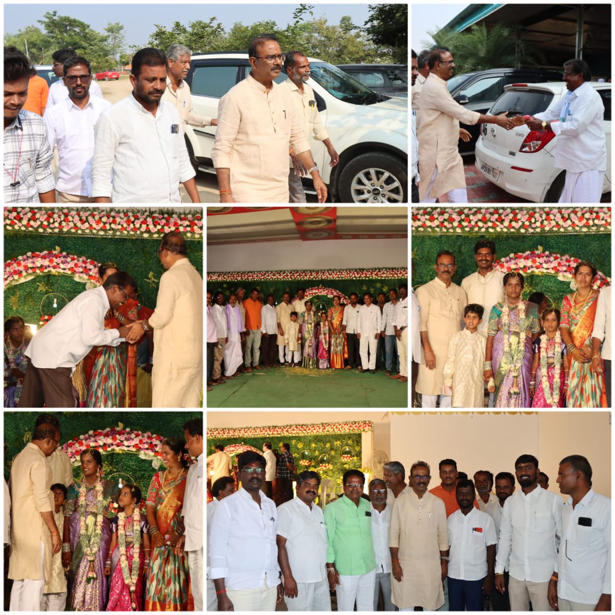 NarsaiahBoora's tweet photo. చండూరు మున్సిపల్ బి ఆర్ ఎస్ గార్డెన్స్ లో జరిగిన @bjp4telangana నాయకులు మధగొని నాగార్జున గారి కూతురి నూతన పట్టు వస్త్రాలంకరణ మహోత్సవానికి హాజరై చిన్నారిని ఆశీర్వదించడం జరిగింది.
#chanduru
#BJPTelangana
#Boora
#booranarsaiahgoud https://t.co/0vtLqFRxcB