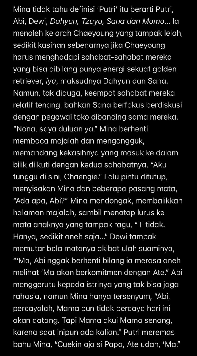 LokalMichaeng's tweet photo. Putih.
#NonaMina #MiChaengAU #twice #randomupdate https://t.co/nJBOQlHl7J