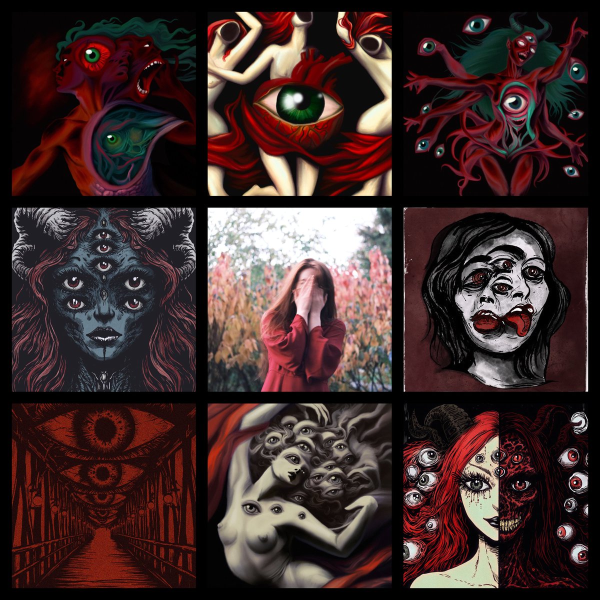 maenadart's tweet photo. I feel red, what is your hue? https://t.co/YfO1yxdBhM