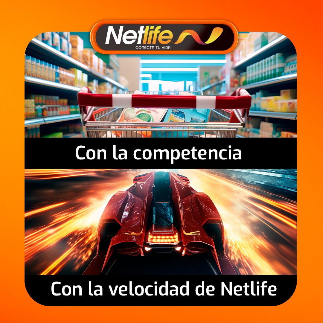 🏎️🌐 ¡Acelera hacia el éxito en línea con Netlife! 🚀 Supera a la competencia en la pista digital al subir tus videos a la velocidad de un verdadero carro de carreras. 🏁 Haz el cambio ahora mismo: bit.ly/3DJZyzq #NetlifeVeloz #CarrerasDigitales #InternetInteligente