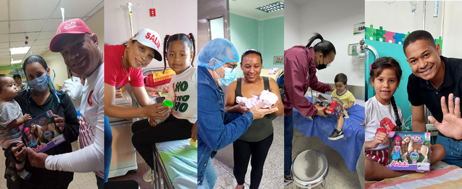 #NotiSalud🩺| Entregan cerca de 300 juguetes en hospitales del eje Caracas-Miranda Lee + aquí 👉acortar.link/PAxy82 #JuntosPorCadaLatido #01Ene @NicolasMaduro @MagaGutierrezV