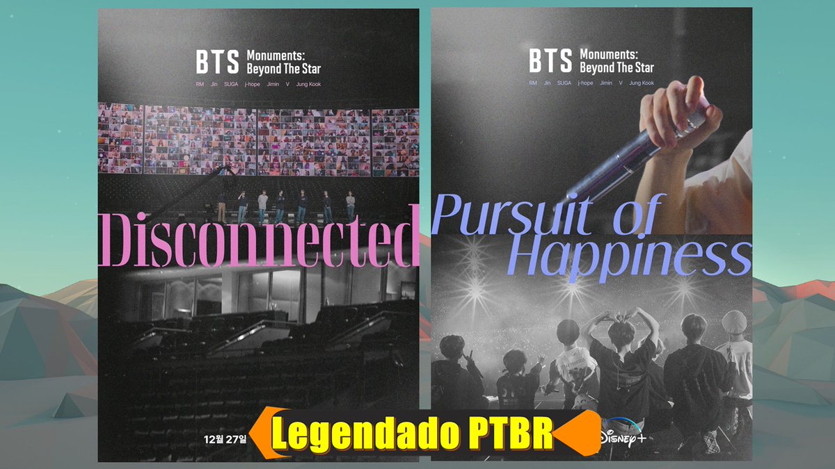 Assista com legenda PTBR os novos episódios do DOC BTS MONUMENTS: BEYOND THE STAR [ btsnewsbr.com/2023/04/docume… ] ;
EP 03 Em Busca da Felicidade
EP 04 Desconectados