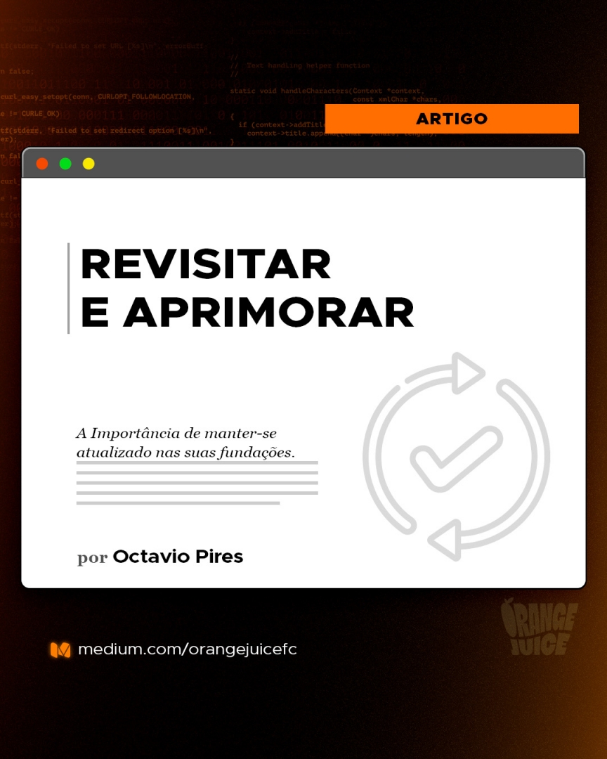 orangejuicetech's tweet photo. Octavio Pires, Desenvolvedor na FCamara, compartilha insights cruciais sobre a importância de se manter atualizado e não negligenciar a teoria. Descubra como esse comprometimento pode impulsionar sua jornada profissional! 

Leia: https://t.co/odYWDkQ1wt

#tech #carreira #mindset https://t.co/6QumEUaEbU