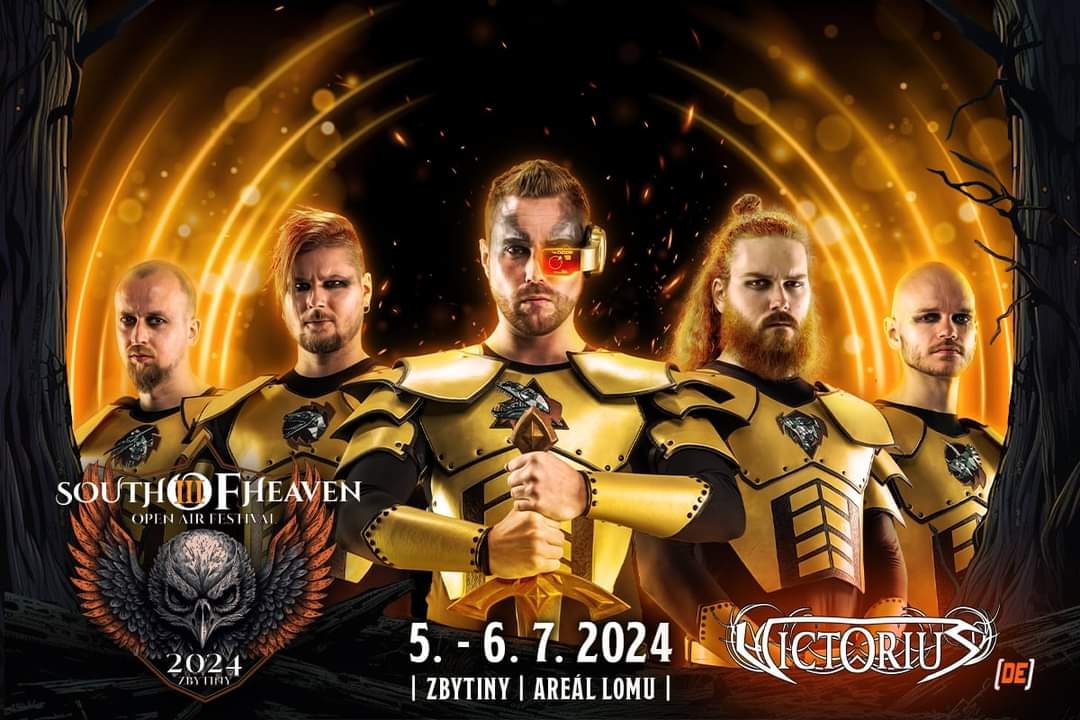 Victorius_Metal's tweet photo. 💥NEW SHOW💥

Mighty Dinosaurriors of the Czech Rebublic!!! We're proud to return to your  realm next year at the South of Heaven festival!!! 🦖💥⚔️

#victorius #powermetal #heavymetal https://t.co/lwPJOQyaVF