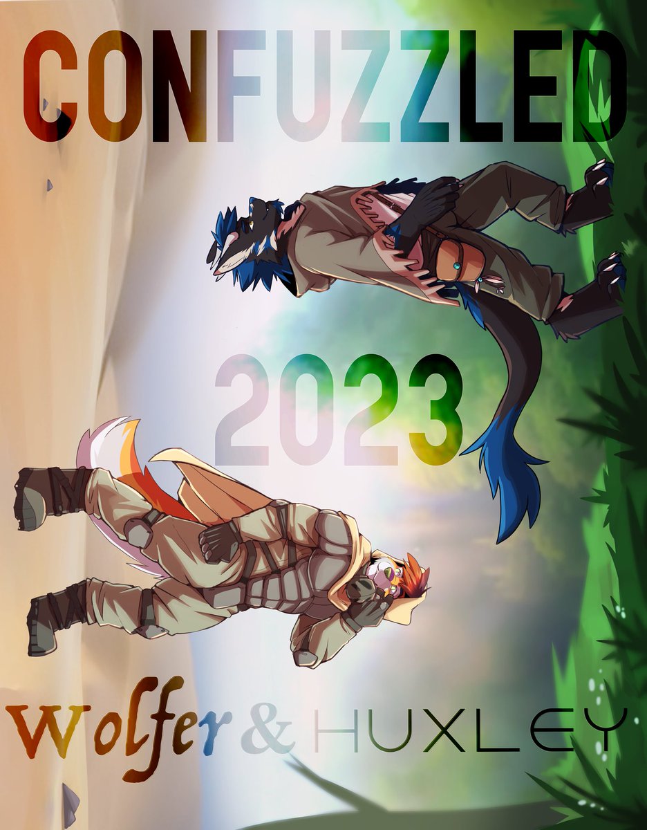 Relaxing over the Twixmas period 🎄 🍾 

Reflecting on great cons with awesome friends! ^^

CFz ‘23 Mutiverse themed art featuring @Pup_Wolfer by @vitaly4321