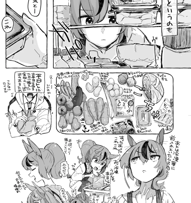 4p漫画にて、キャラクターはネイちゃんことナイスネイチャで参加させていただいています!🙌🏻🥕✨
すっごく楽しく描かせていただきました! 