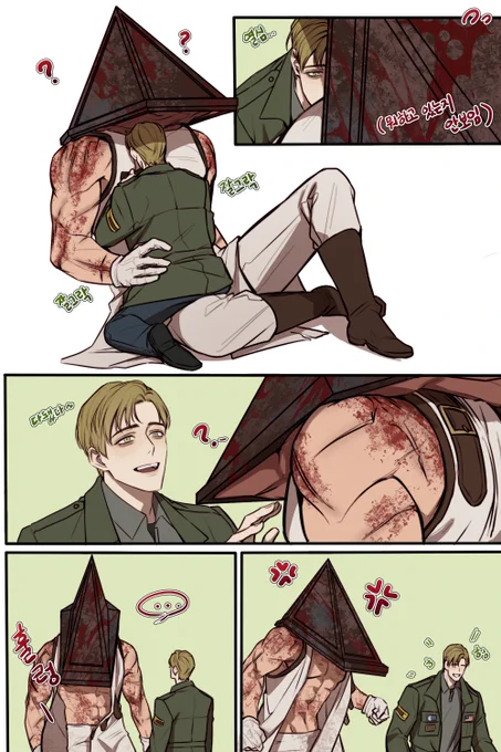 옷에 있던 벨트 한번 풀어보고싶었어~

#jamessunderland #pyramidhead #SILENTHILL 