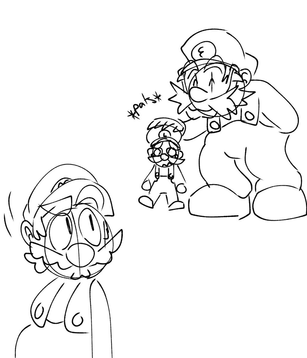 Exeartshare's tweet photo. Thought I'd share another one of my own exes again. This is Bawurio! Aka The "Third" Brother. 

Included some doodles as well!

#exeartshare #exe #marioexe #exeoc #marioexeoc #mario #mariobros #mariosmadness #mariosmadnessv2 #turmoilsweep https://t.co/9ruWIMyPGi