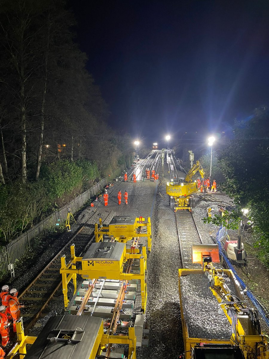 Big thank you to the teams @Translink_NI @Babcockplc #Babcockrail working Christmas and New Year to keep our railway safe