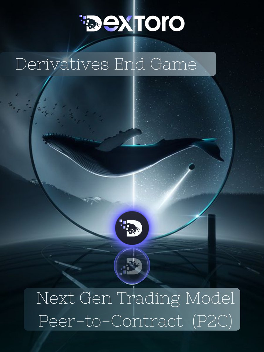 KRinweb3's tweet photo. DexToro is Changing the Derivatives Trading Forever!

Derivatives trading shifts from CEXs to DEXs, Now it's been transitioning to programmable smart contract trading, rightfully ensuring transparency, auditability, and security!

This is where peer-to-contract will explode!👇🧵 https://t.co/3jtzfNAf77