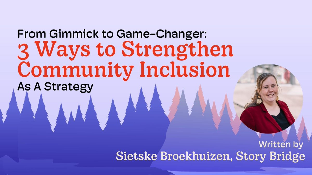 TheMemoryFox's tweet image. Today's article comes from one of our newest friends - Sietske Broekhuizen of Story Bridge, who we met at last month's #NPSC 💛

Sietske has a distinct vision for what it means to boost community inclusion, and has 3 ways your nonprofit can start now!

memoryfox.io/community-incl…