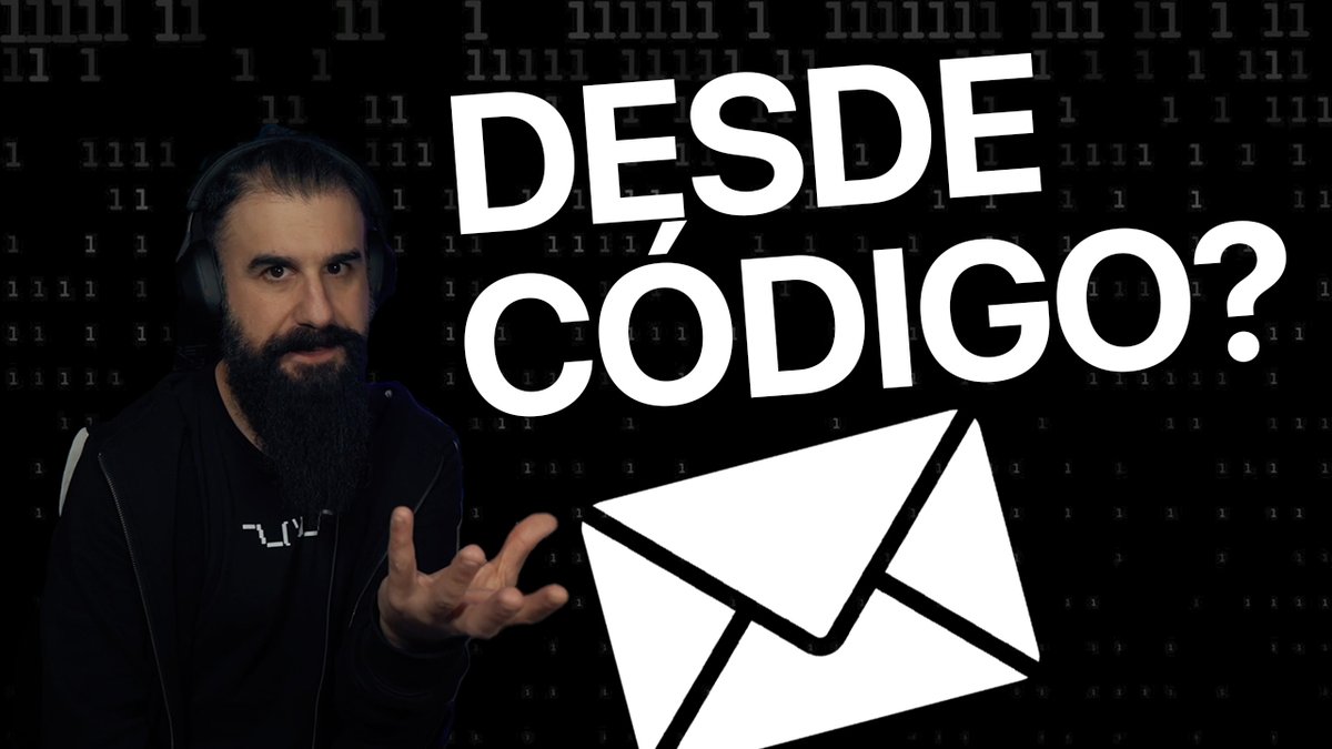 MoureDev's tweet photo. ¿Sabes que puedes enviar emails gratis desde código con cualquier lenguaje de programación y sin tu propio servidor de email?

Te lo explico en 10 minutos para que puedas añadirlo a tus proyectos.

▶️ https://t.co/rVzeDNBuRw https://t.co/BAJo11DuyP