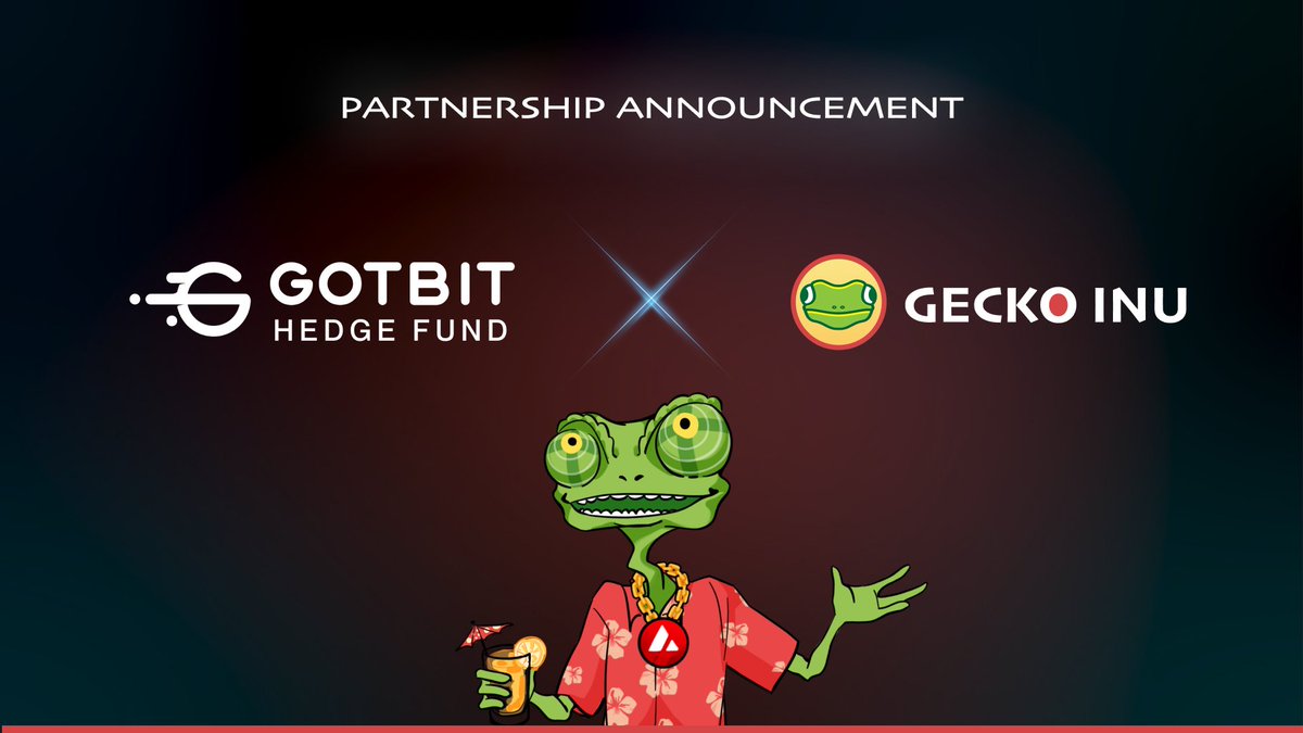🤝BREAKING: GECKO INU x GOTBIT UNITE!

@Gotbit_io, the renowned titan of Web3 Investments and Market Making, is now powering up <a href="/GeckoInuAvax/">Gecko Inu 🦎 🔺</a> !

💥 $BONK rocketed to 2 BILLION MC with Gotbit!
💥 $ANALOS surged to 200 MILLION MC thanks to Gotbit!
🌟 It’s showtime for Gecko Inu