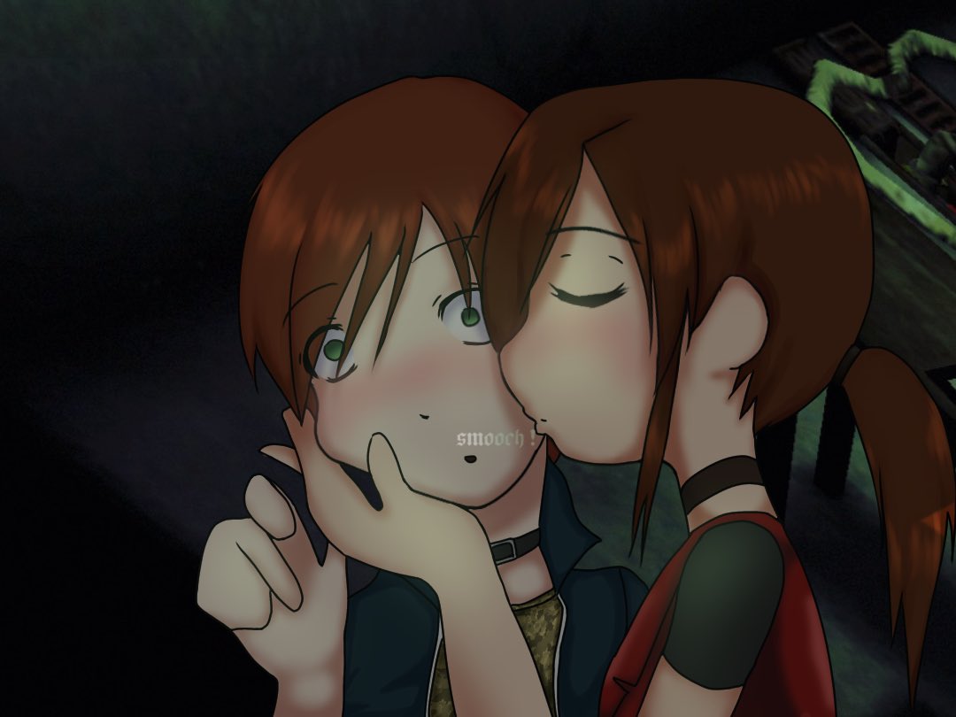 maxfreakfield's tweet photo. finished thing ❤️ 
#steveburnside x #claireredfield https://t.co/sELJPE93fs