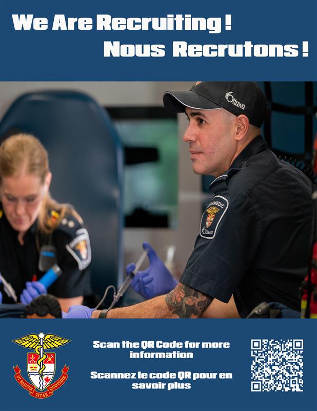 !!!Career Alert!!! We are currently hiring primary care paramedics! If you want to serve the communities of our nation’s capital and launch your career in a progressive and innovative paramedic service, apply here: ow.ly/SAmp50QjUYJ