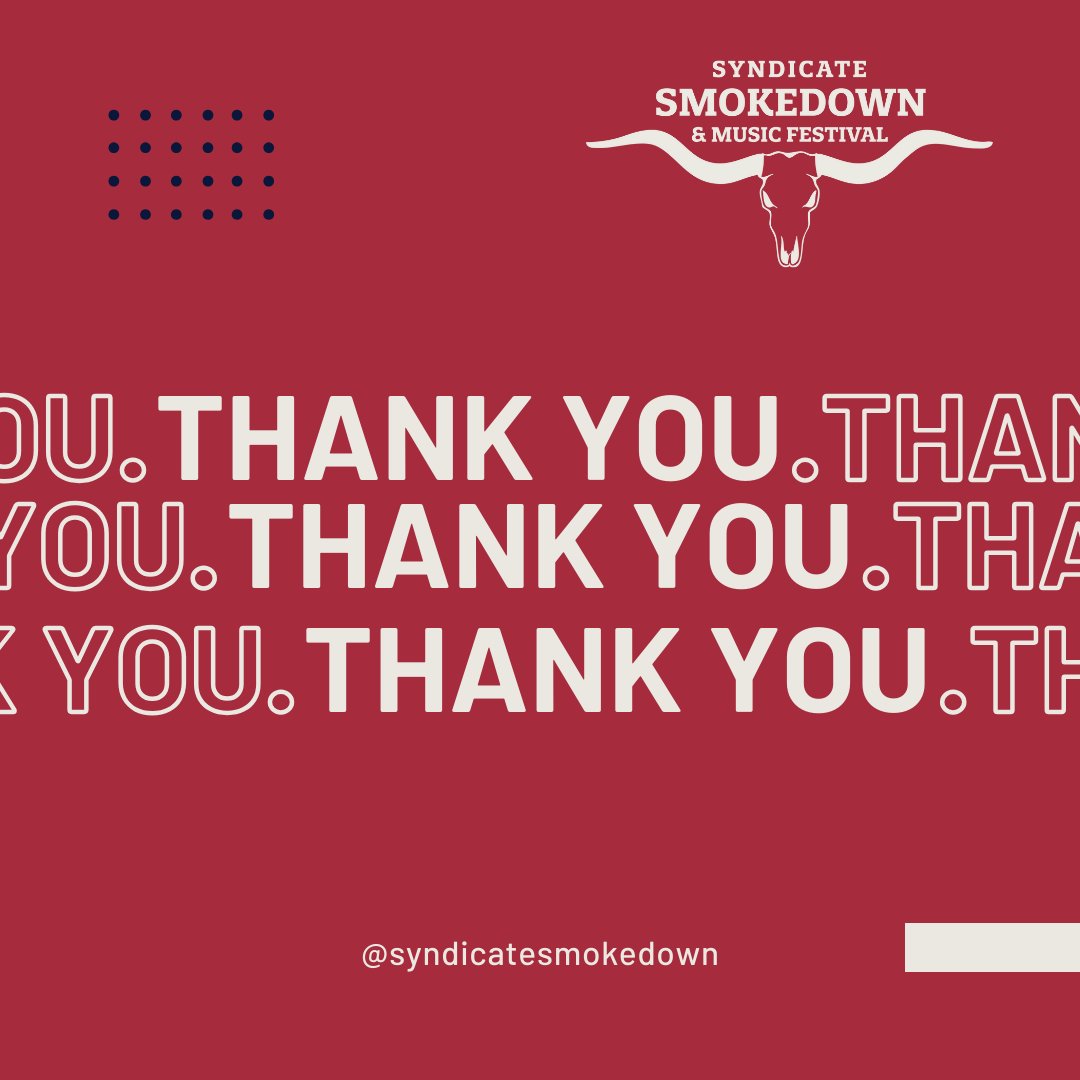 Looks like we gained a few friends over the holidays, THANK YOU to everyone who liked, shared and followed the Syndicate Smokedown &amp; Music Festival on Instagram!