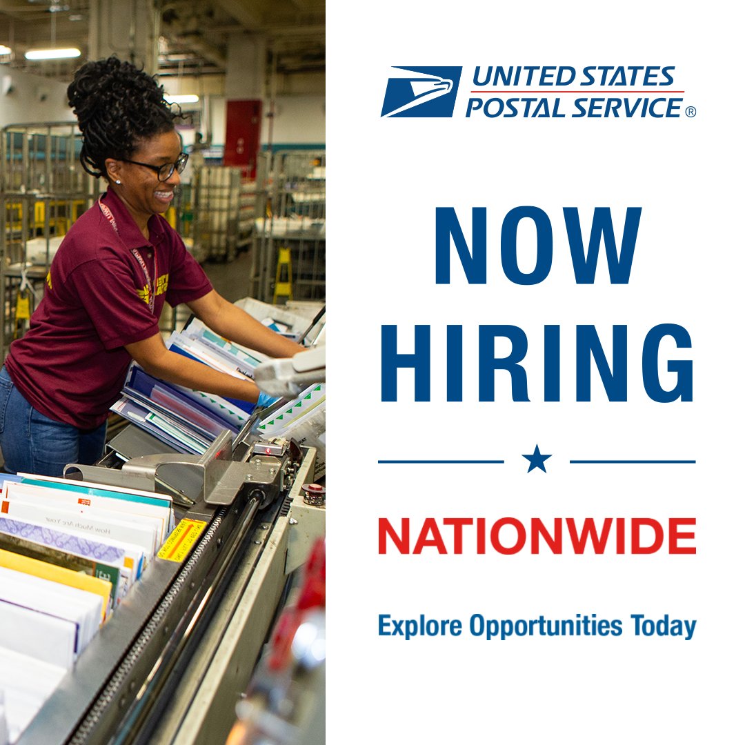 The United States Postal Service is actively recruiting for many positions that may be perfect for you. Whether full time, part time or seasonal positions, we have options available: b.link/uspscareers And for tips on where and how to apply: b.link/uspsapplyforaj…