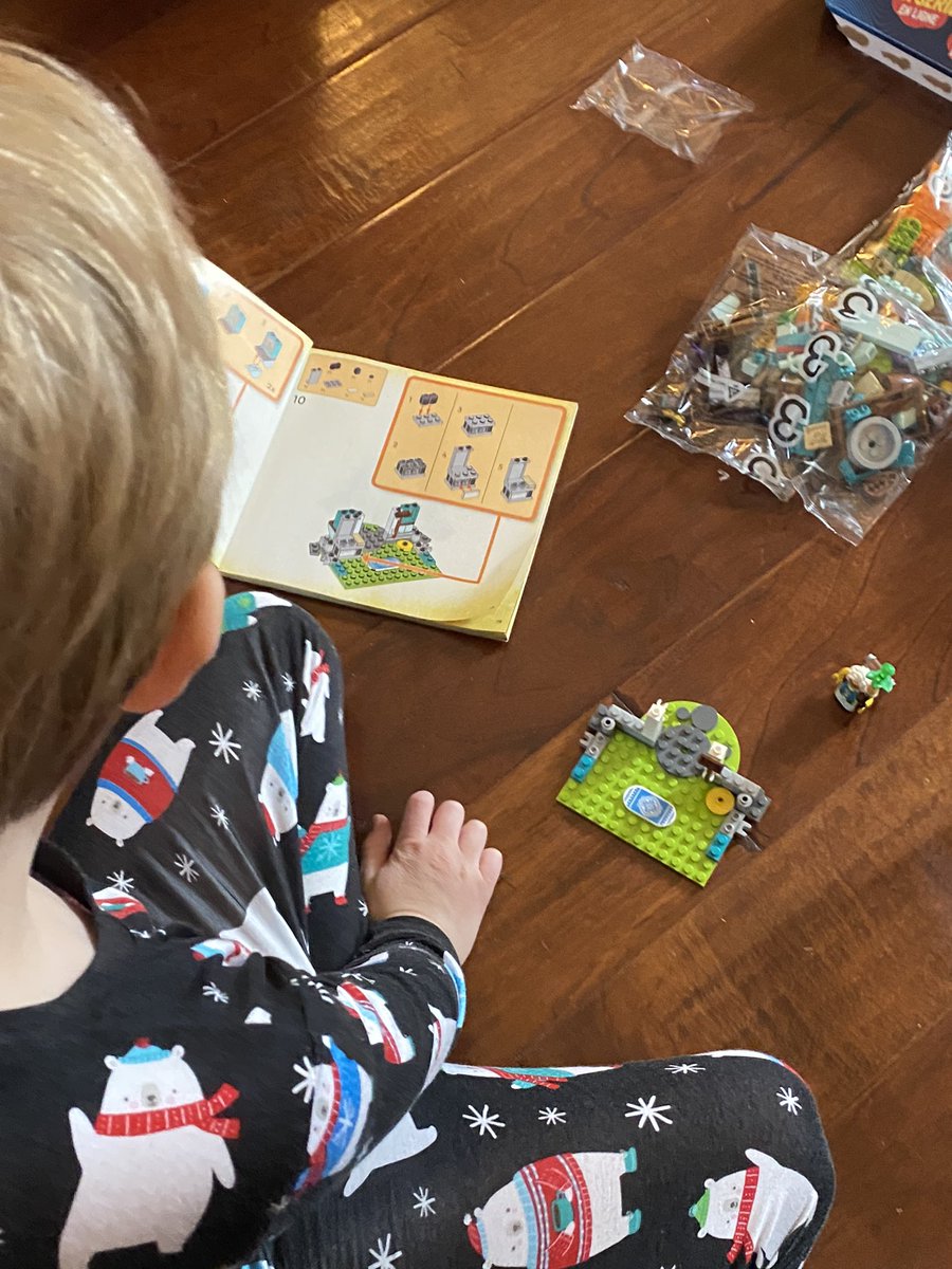 Getting an early start this morning! #LEGOBuildDay