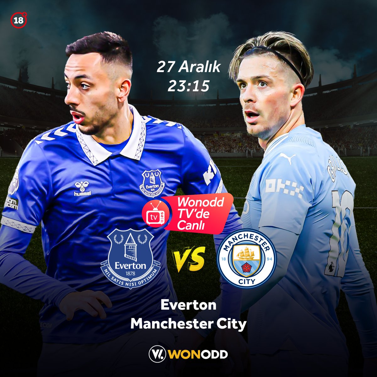 Günün maç keyfini Wonodd ile yaşa! Yüksek oranla kazanmanın keyfini sür!

Everton 🆚 Manchester City

Güncel Giriş 🎯 bit.ly/wonoddguncelgi…
Telegram🎯 t.me/wonodd_resmi1

#wonodd #bahis #spor #iddaa #futbol #canliizle #premierlig #ManCity #everton