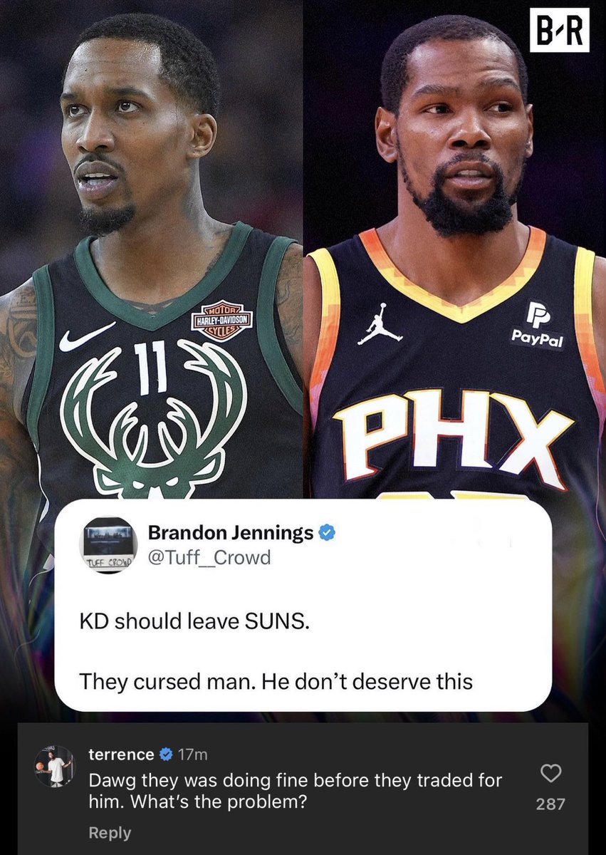 Terrence Ross says the Suns were doing fine before trading for KD 👀

(h/t <a href="/DevinBookerMuse/">Booker Muse</a> )