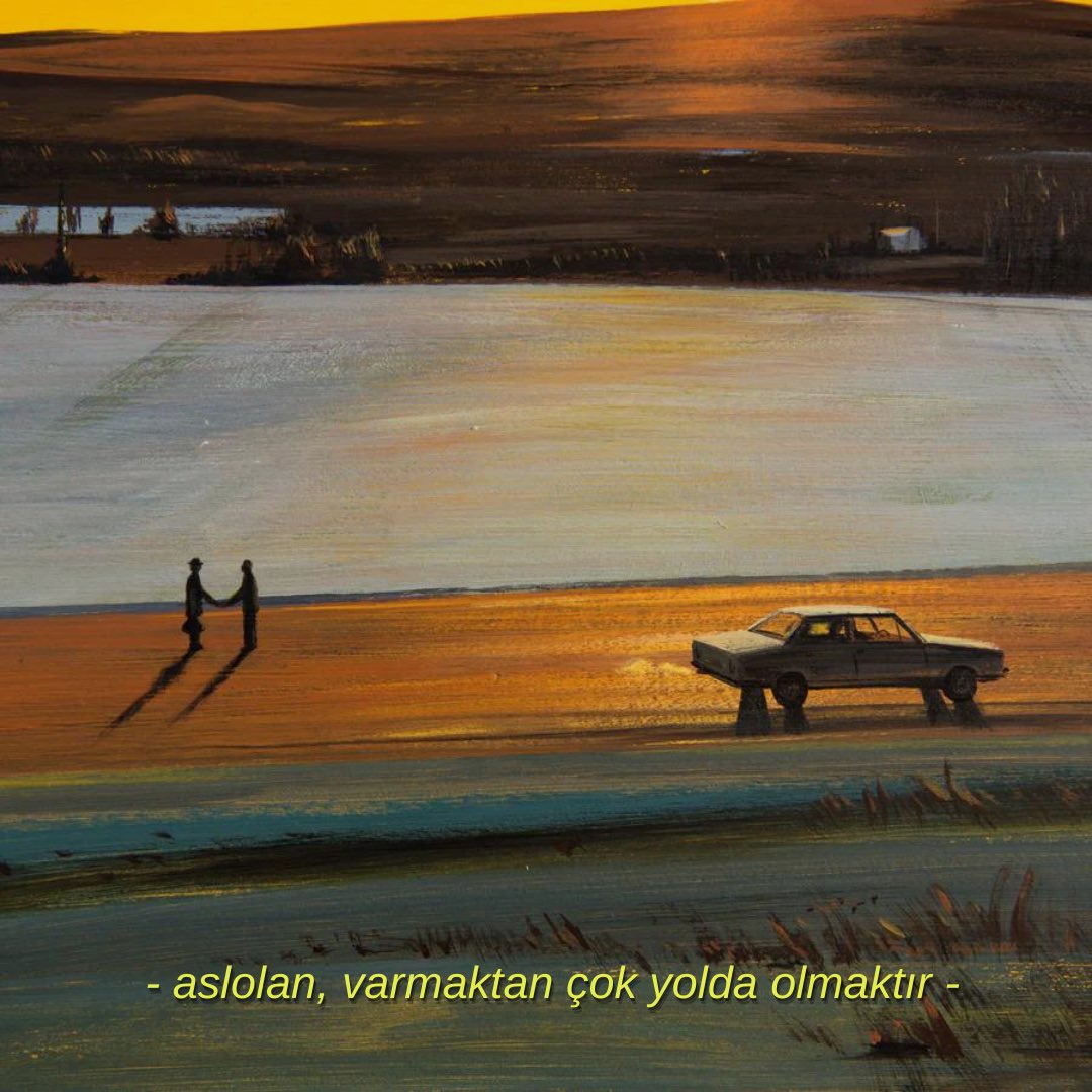 vertiginousart's tweet photo. Aslolan, varmaktan çok yolda olmaktır.
En mutlu an, varmadan önceki andır.

Ezgi Hoşcan https://t.co/xXetYJeuE6