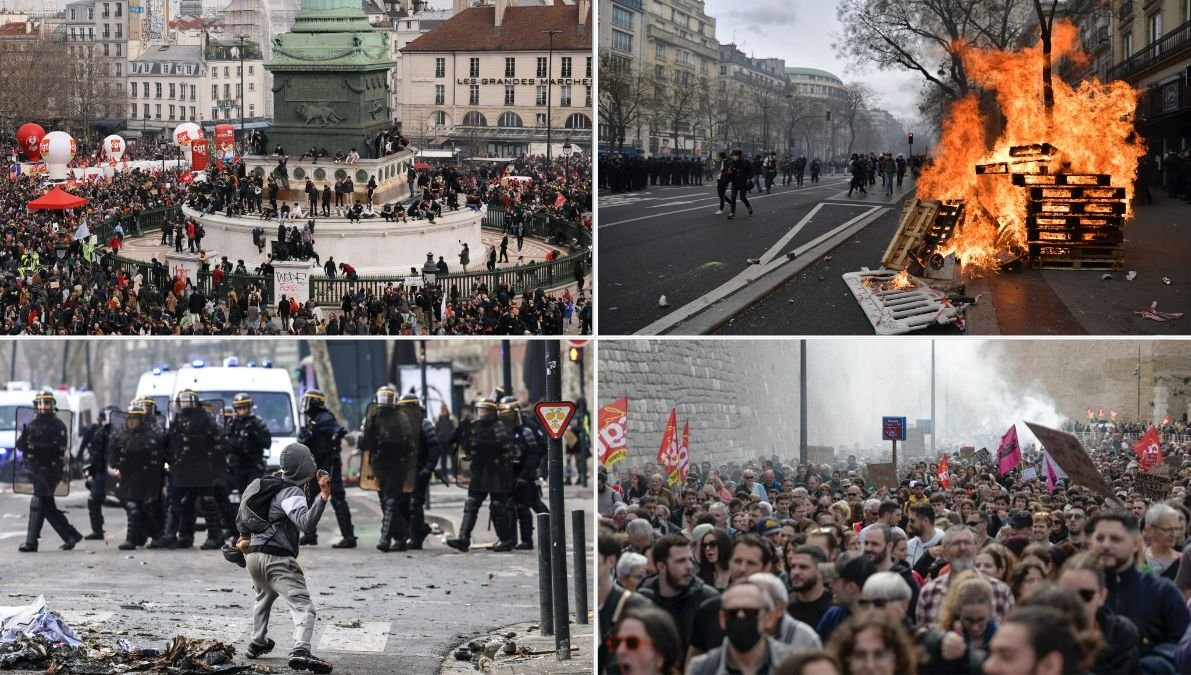 LesRdcongo's tweet photo. @YvesBuya1 @JTAtv5monde Les dernières manifestations en France https://t.co/0jNJXuPce9
