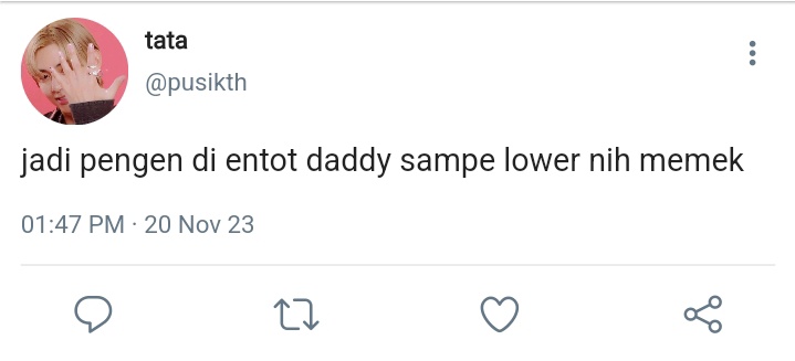 bbytaetaeve's tweet photo. Naughty baby - bptae 🔞

— taekook mini au

taehyung yang suka bertingkah nakal pada daddynya yang sudah memiliki istri. https://t.co/N9AxO5MrXj