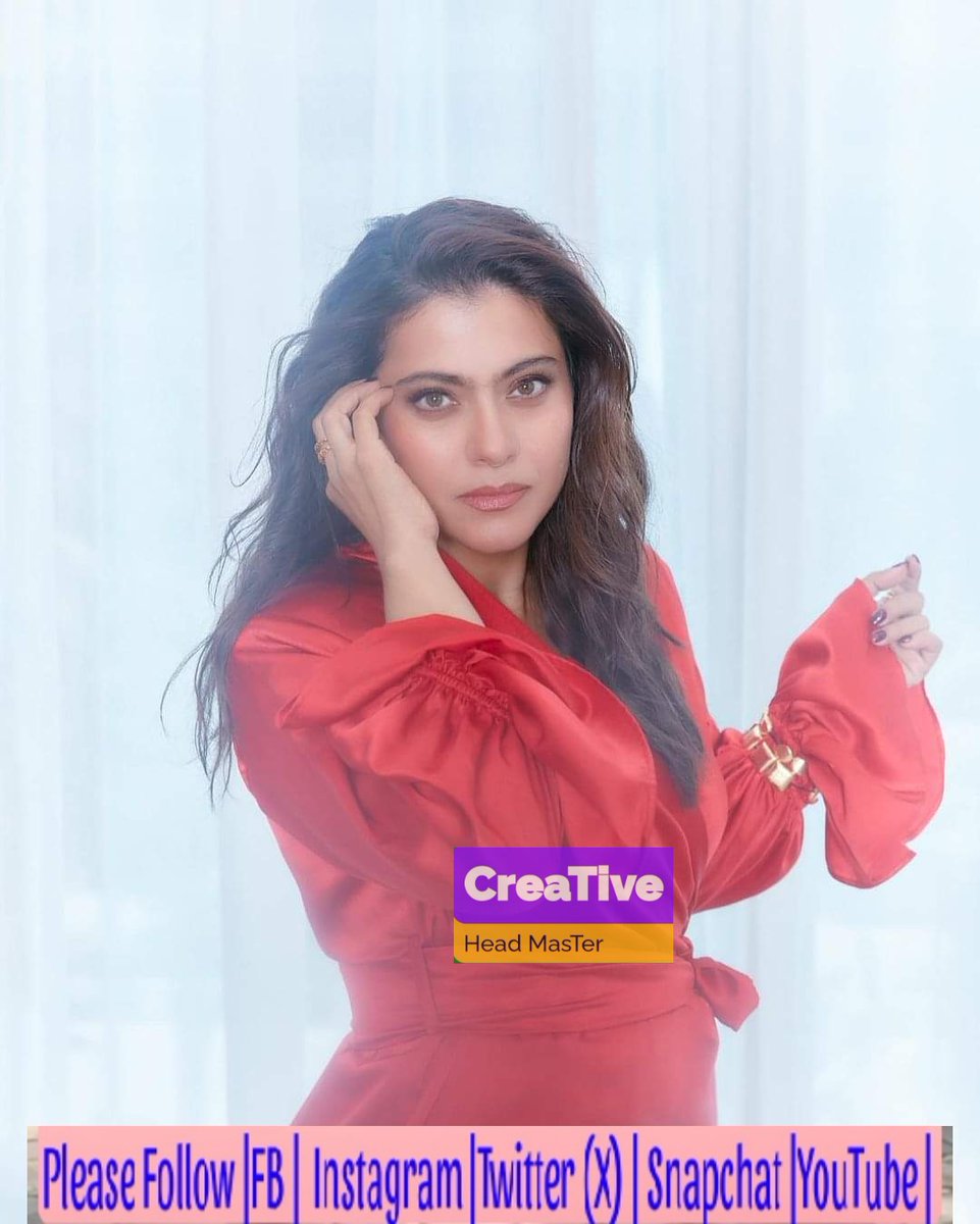 head_master_cre's tweet photo. #Red ड्रेस में #Kajol ने शेयर की खूबसूरत #photos , एक्ट्रेस की सादगी पर फिदा हुए फैंस!
#ajaydevgan #kajol #creativeheadmaster #bollywood https://t.co/Sl8KfnLFKf