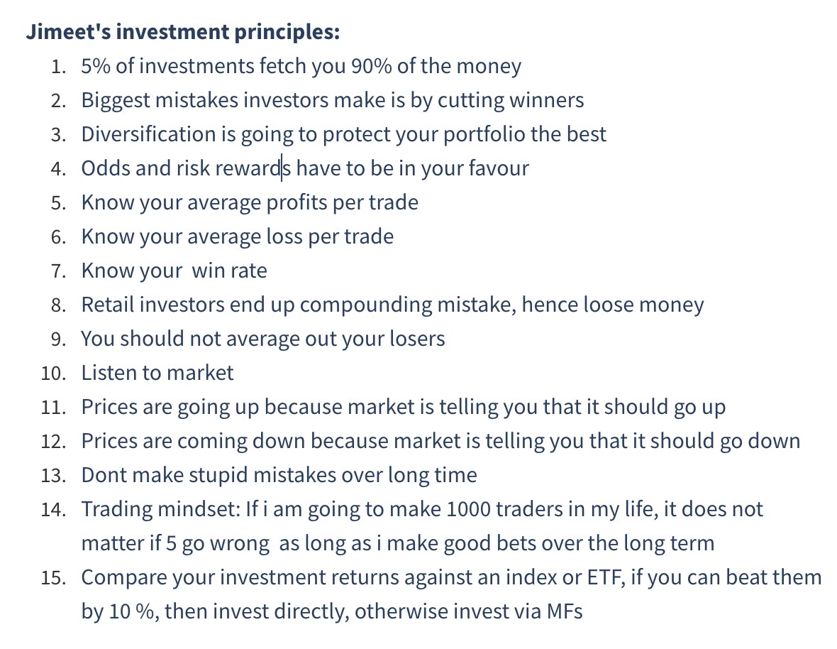 TheMKPatil's tweet photo. Jimeet's investment principles: https://t.co/7KM3oqUQxs