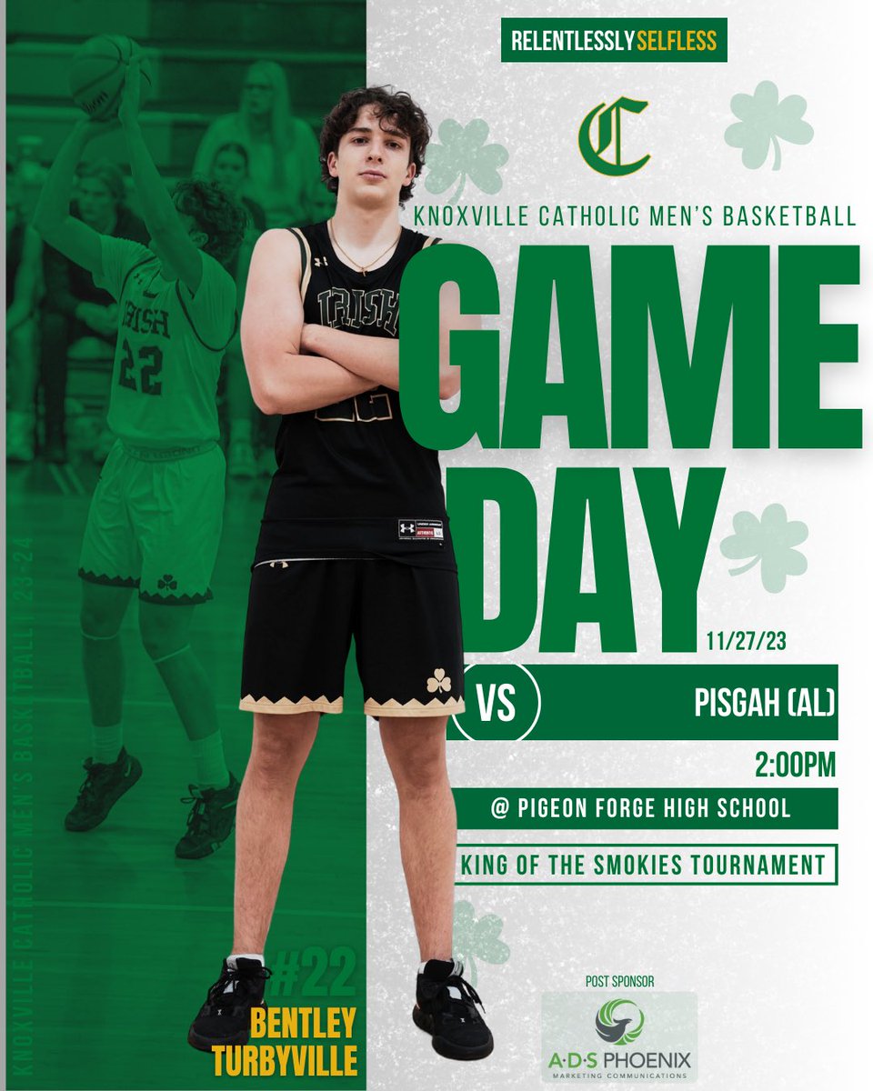 catholic_hoops's tweet photo. GAME  1️⃣4️⃣
.
⌚️2:00PM
🆚 PISGAH (AL)
📍PIGEON FORGE HIGH SCHOOL
🎟 KING OF SMOKIES TOURNAMENT
.
#CatholicBasketball 
#RelentlesslySelfless https://t.co/T2La1AaFWv