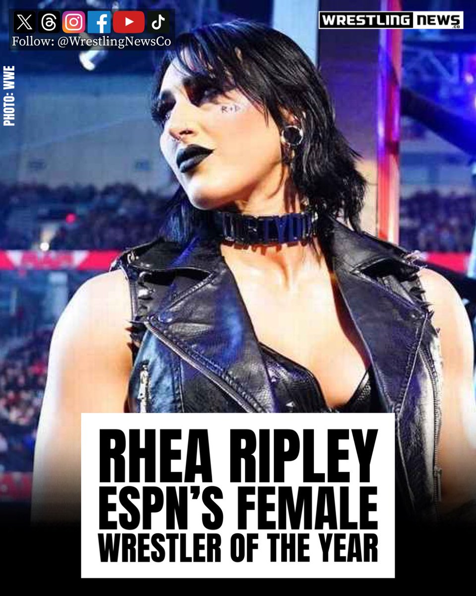 WrestlingNewsCo's tweet photo. Congratulations Rhea Ripley. https://t.co/6wQk5W9iMa