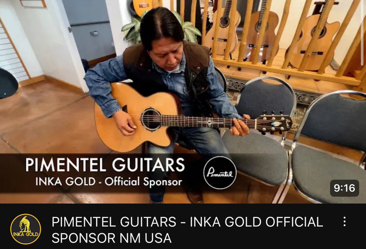 PIMENTEL GUITARS - INKA GOLD OFFICIAL SPONSOR NM USA youtu.be/-OOitQUUYl4?si… via <a href="/YouTube/">YouTube</a>