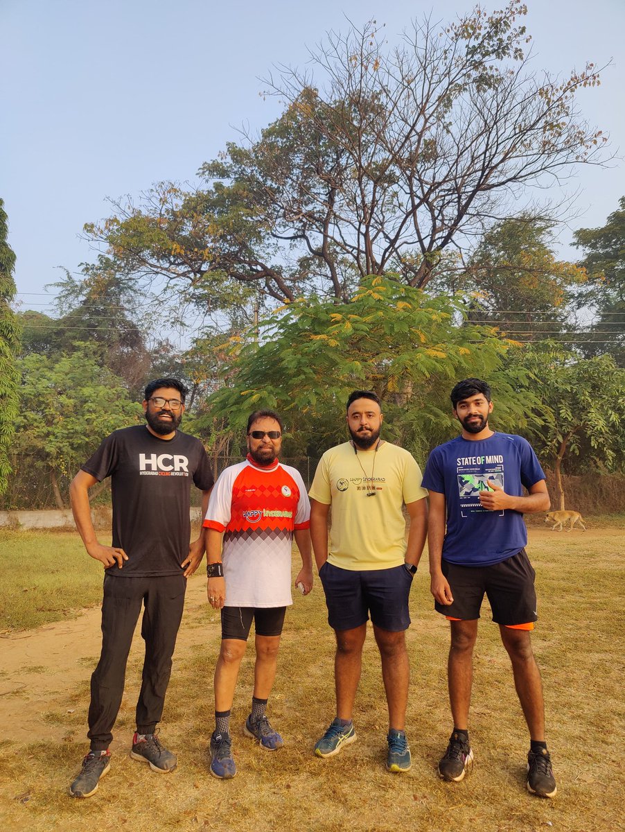 Happy Hyderabad Runner at Gymkhana grounds Thanks Anjani for organising Promoting Active Mobility ( Walk , Cycling, Bus 🚌 & Metro 🚇 ) Hyderabad Cycling Revolution #HyderabadCyclingRevolution