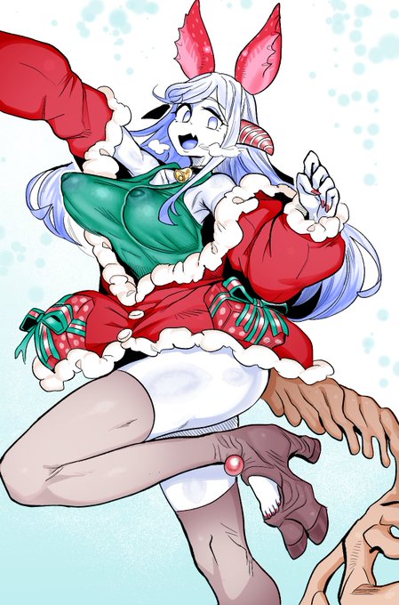 来年のクリスマス絵を予め用意しました。 