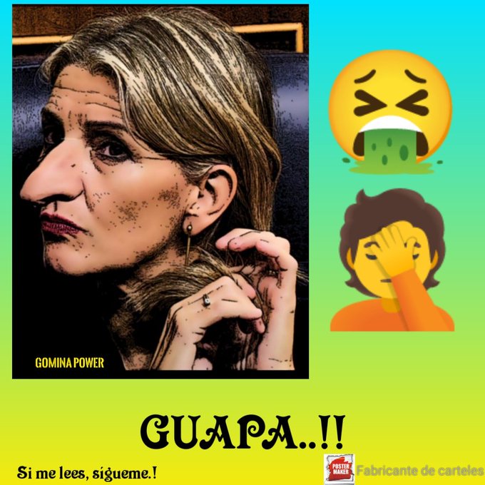 Yolanda Díaz se ENFADA por MEMES que la RIDICULIZAN y los quiere PERSEGUIR PENALMENTE - Página 2 GCXUWY3WcAA067z?format=jpg&name=small