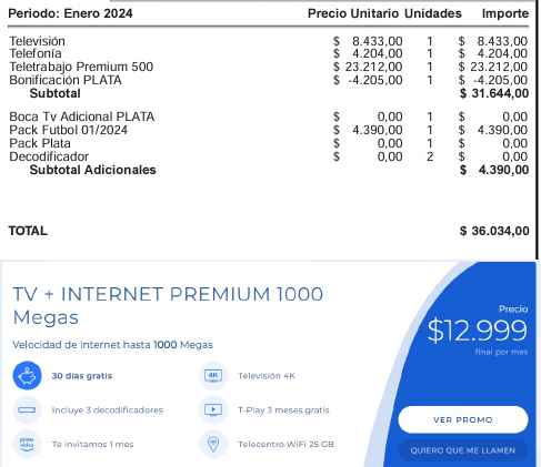 anainesg's tweet photo. @TelecentroAr @TeleCentroAyuda @dzapatillas  Clientes hace  20 años. Dejo lo que pago y lo que ustedes promocionan por los mismos servicios. Encima esto está en débito automático, si no reviso ni me entero. Espero una bonificación y los descuentos correspondientes. Gracias. https://t.co/PWUdW5jv9z