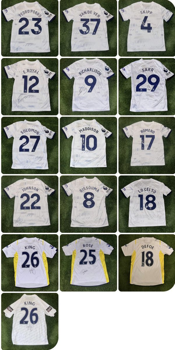🚨 🚨 GIVEAWAY: If Tottenham beat Brighton by 2 goals or more tomorrow night, then one lucky person will receive one of these items of their choice! To enter: • Retweet this • Follow ME AND @RodMemorabilia_