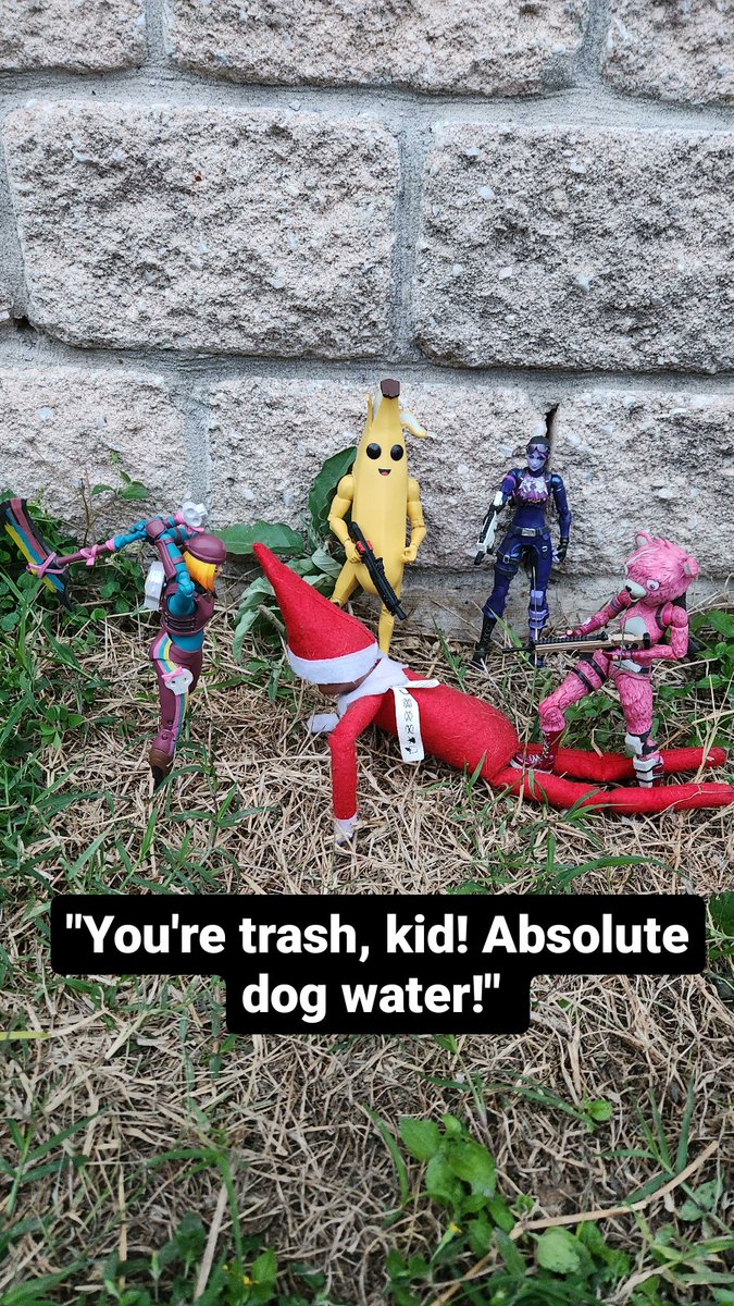 FlyingV85's tweet image. #elfontheshelf death #25 #fortnite #battleroyale #peely